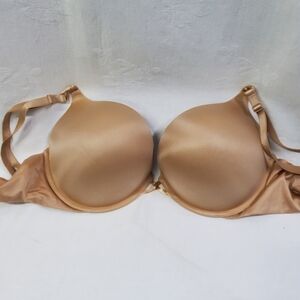 Victoria's Secret Beige Bombshell Plunge Underwire Lift & Shape Bra 34DD